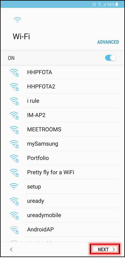 Connecting to Wi-Fi