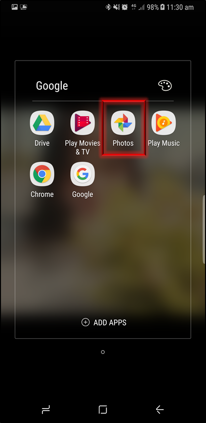 Open Google Photos