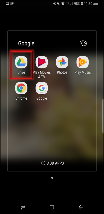 Open Google Drive