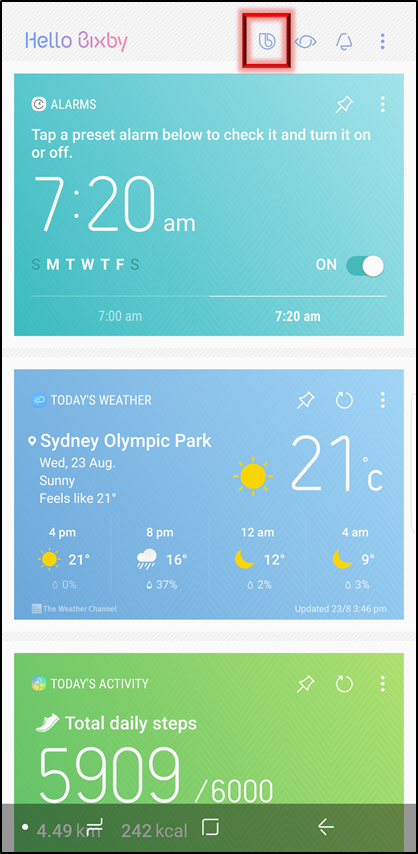 How do i check which apps/services are supported by Bixby Voice?