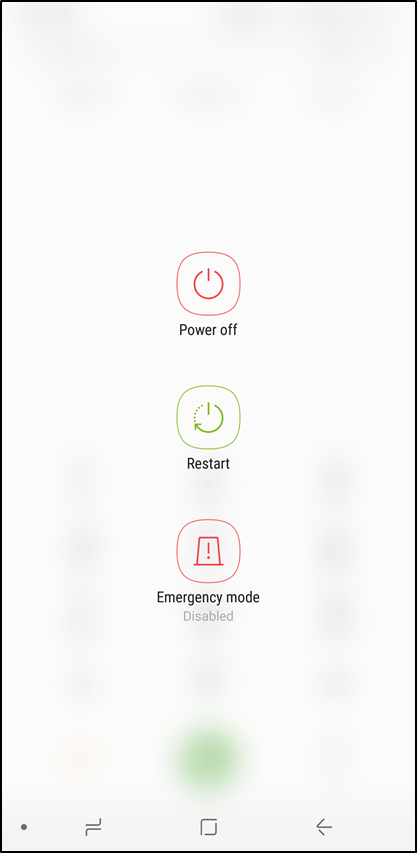Restart your device