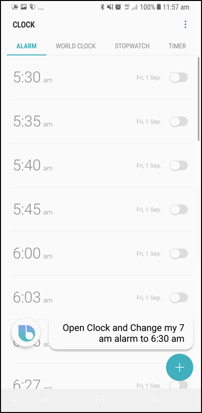 What is the Bixby level and experience points?