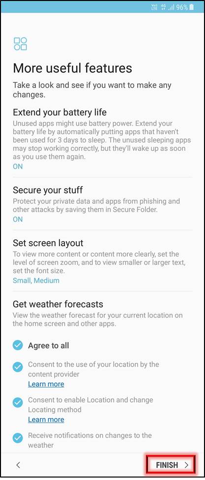 Check out useful features
