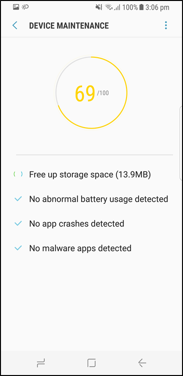Bagaimana cara device maintenance (perawatan perangkat) pada Galaxy Note 8?
