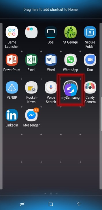 Galaxy Note 8: How to create folders for Apps