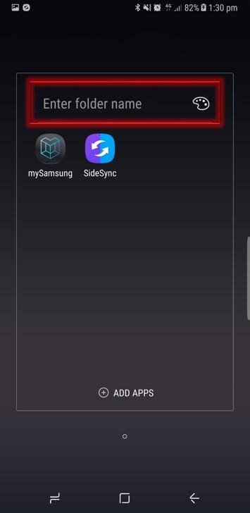 Galaxy Note 8: How to create folders for Apps