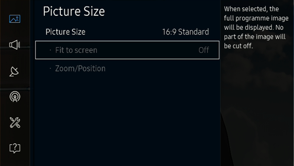 Fit to screen