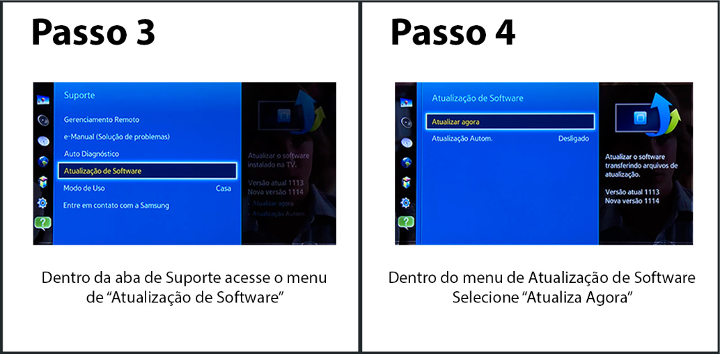 Como atualizar sua TV via USB?