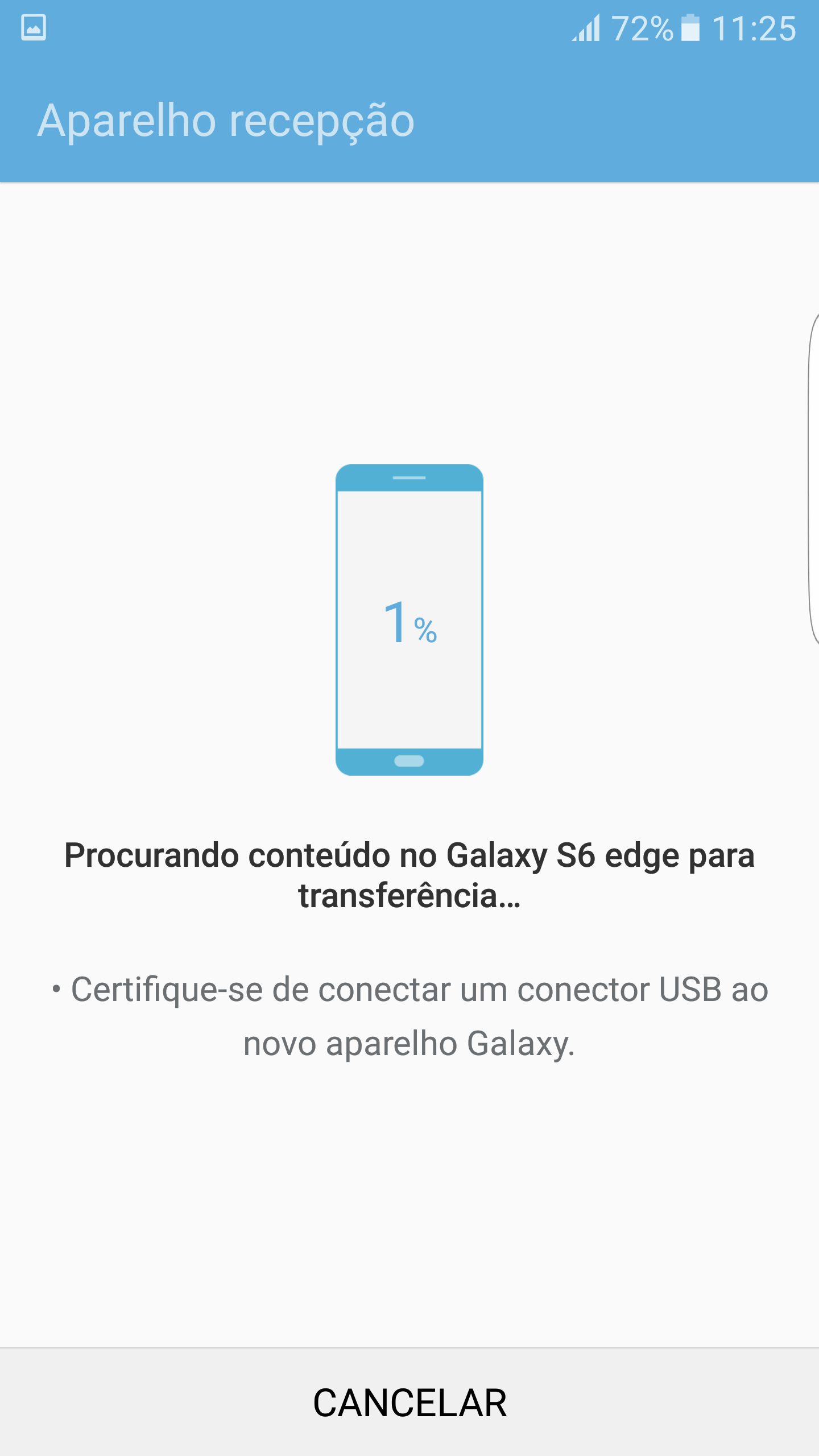 Como faço a transferência de dados do aparelho antigo para o Galaxy S7 edge | S7?
