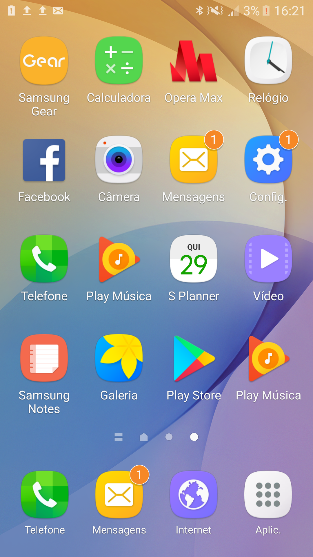 Como ajustar a grade da tela no Galaxy J7 Prime?