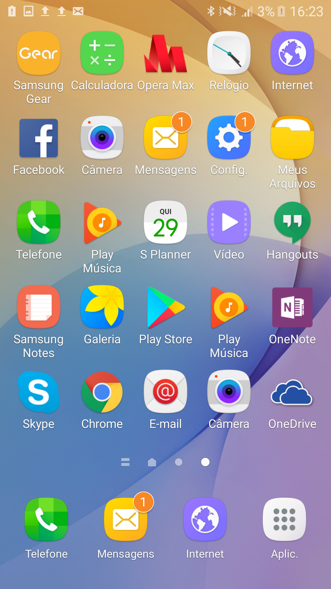 Como ajustar a grade da tela no Galaxy J7 Prime?