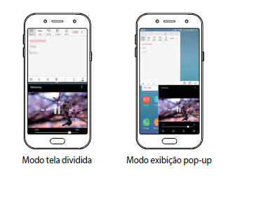 Como configurar a múltiplas janelas no Galaxy J5 Pro/J7 Neo 2017?