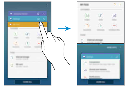 Como configurar a múltiplas janelas no Galaxy J5 Pro/J7 Neo 2017?