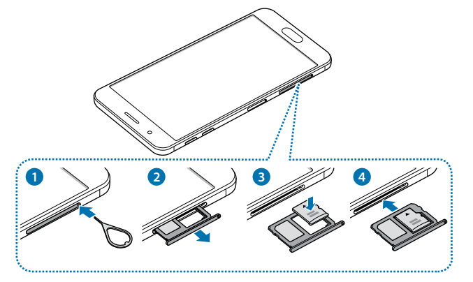 Como instalar o Cartão de memória no Galaxy J5 Prime?