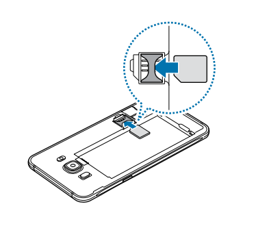 Como instalar o SIMCard (Chip) no Galaxy J7 Metal?