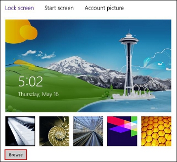 Can I Customize The Lock Screen In Windows 8?