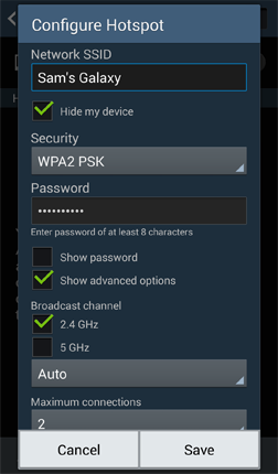 What is the WiFi Hotspot, and how do I use it on my Samsung Galaxy Note3?
