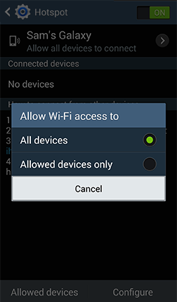 What is the WiFi Hotspot, and how do I use it on my Samsung Galaxy Note3?