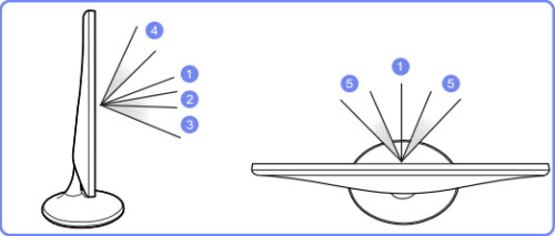 How to adjust te Magic Angle Setting on monitor?