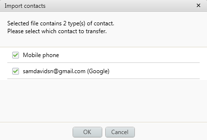 What can I backup and recover from my device using Kies?