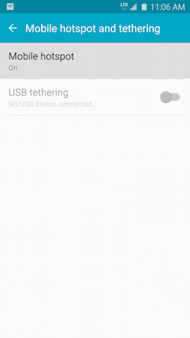 Galaxy S6: How do I set up the Mobile Hotspot or tethering on my Samsung Galaxy S6?