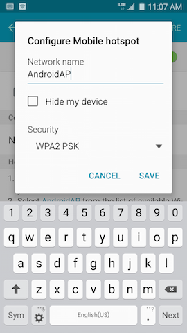 Galaxy S6: How do I set up the Mobile Hotspot or tethering on my Samsung Galaxy S6?
