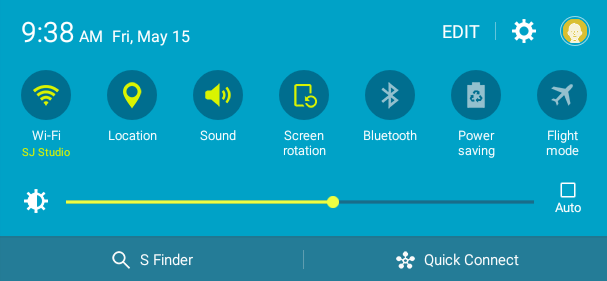 What is the Notification Panel, and how do I use it on my Galaxy Tab A?