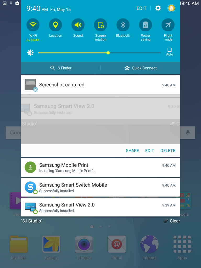 [Galaxy Tab A] What is the Notification Panel, and how do I use it