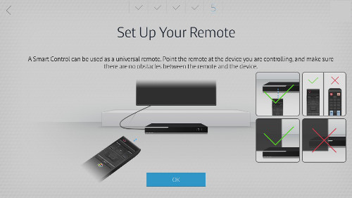 How to setup the Smart Control Remote to Control Your Set-Top Box 2015 4K SUHD TV