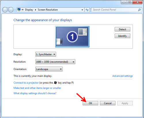 Bagaimana cara mengubah resolusi layar pada Monitor (Windows 8)
