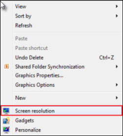 Bagaimana cara mengubah resolusi layar pada Monitor (Windows 8)