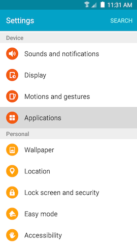 Grand Prime: How do I uninstall or disable applications on my Samsung Galaxy Grand Prime?