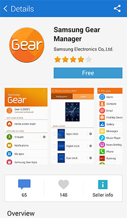 GEAR S: HOW DO I INSTALL GEAR MANAGER ON MY DEVICE?