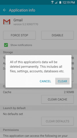 GALAXY NOTE5: HOW DO I CLEAR THE APPLICATION DATA/CACHE ON MY SAMSUNG GALAXY NOTE5?