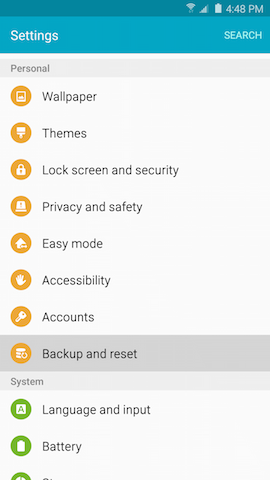 Galaxy Note5: How do I delete all of my personal information from my Samsung Galaxy Note5?