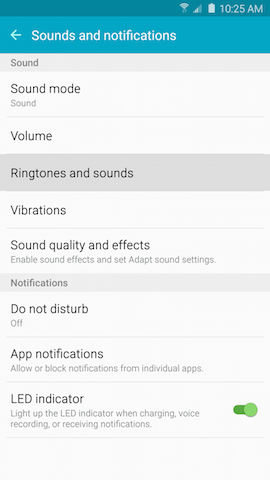 Galaxy Note5: How can I set a music file as a ringtone on my Samsung Galaxy Note5?