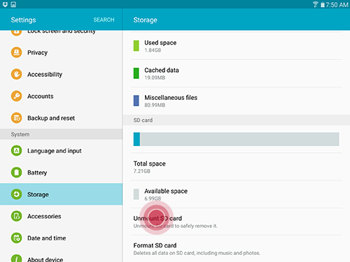 Galaxy Tab S2: How do I insert or remove a microSD card on my Samsung Galaxy Tab S2?