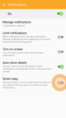 Gear S2: How can I manage notifications on my Samsung Gear S2?
