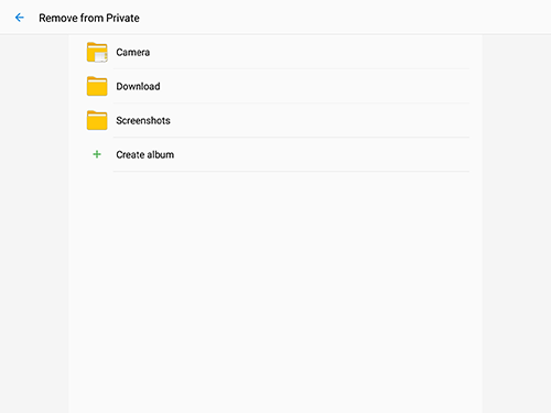 Galaxy Tab S2: How do I use Private mode on my Samsung Galaxy Tab S2?