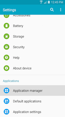 Galaxy A5: How do I clear the application data/cache on my Samsung Galaxy A5?
