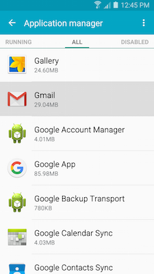Galaxy A5: How do I clear the application data/cache on my Samsung Galaxy A5?