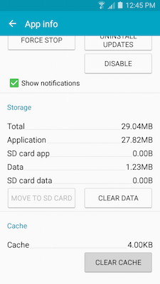 Galaxy A5: How do I clear the application data/cache on my Samsung Galaxy A5?