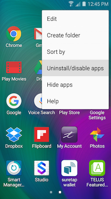 Galaxy A5: How do I uninstall or turn off applications on my Samsung Galaxy A5?