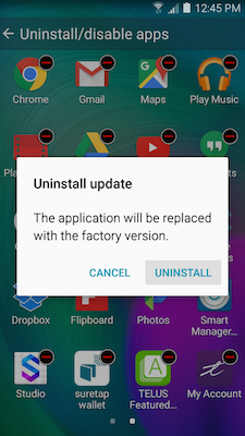 Galaxy A5: How do I uninstall or turn off applications on my Samsung Galaxy A5?