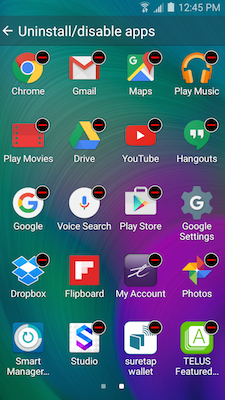 Galaxy A5: How do I uninstall or turn off applications on my Samsung Galaxy A5?