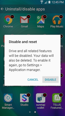 Galaxy A5: How do I uninstall or turn off applications on my Samsung Galaxy A5?