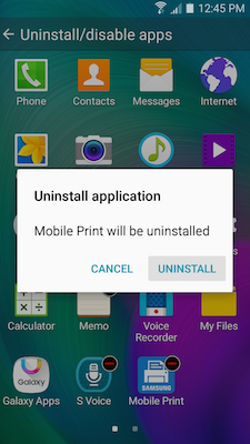 Galaxy A5: How do I uninstall or turn off applications on my Samsung Galaxy A5?