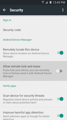 How do I delete all of my personal information from my Galaxy S5 Neo?