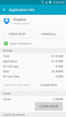 Galaxy S5 Neo: How do I clear the application data/cache on my Samsung Galaxy S5 Neo?