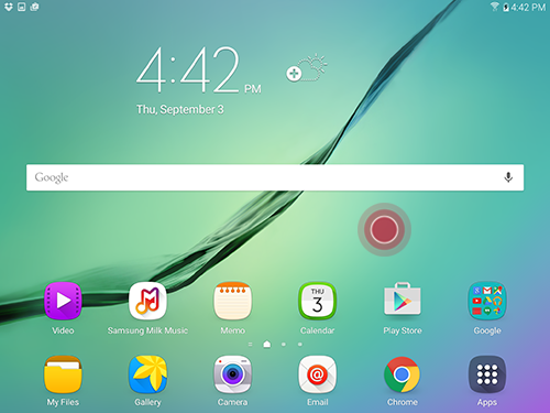 Galaxy Tab S2: How do I customize the Home screen layout on my Samsung Galaxy Tab S2?